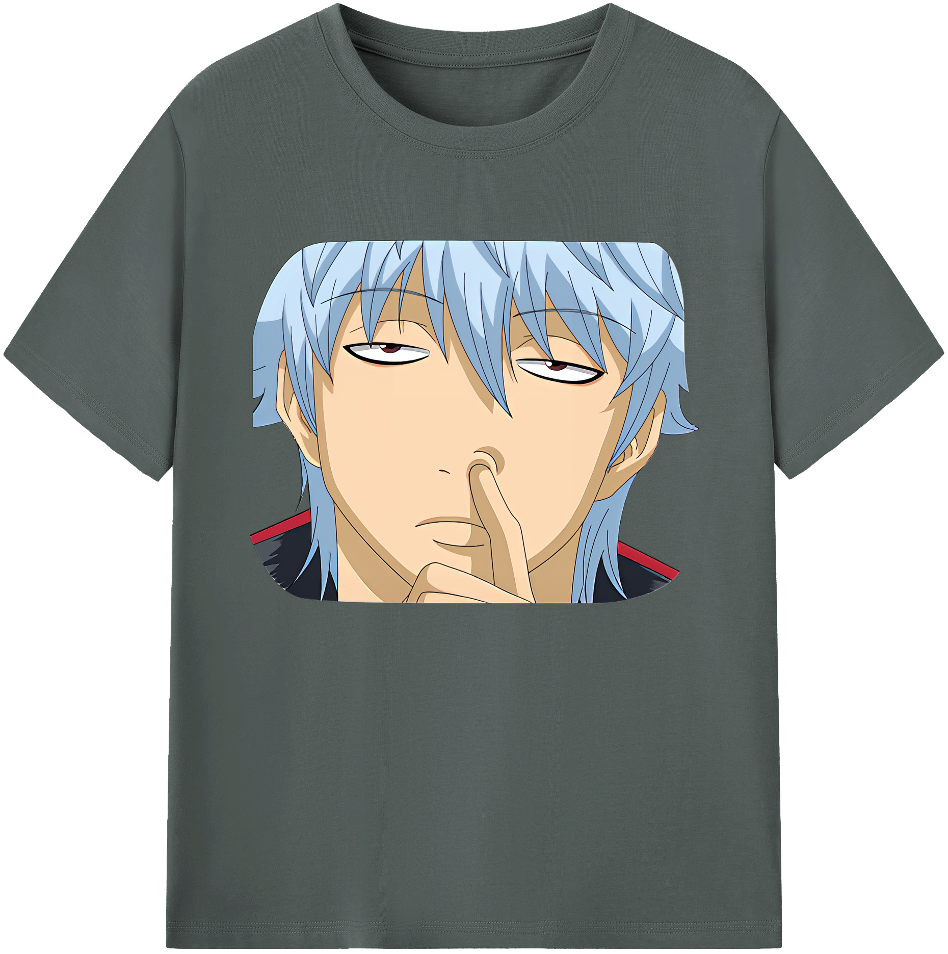 （画像用） ぎんたま 坂田銀時（さかたぎんとき） 神楽 志村新八（しむら しんぱち） GINTAMA Sakata Gintoki Kagura Shimura Shinpachi 綿100％ メンズ半袖Tシャツ｜肌触りやわらか＆通気性